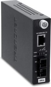 img 4 attached to 🔌 TRENDnet Intelligent SC Fiber Media Converter (20KM, 12.4Miles), 1000Base-T to 1000Base-LX/SX, Fiber to Ethernet Converter, SC Type Fiber Port, RJ-45, Lifetime Protection, TFC-1000S20, Black