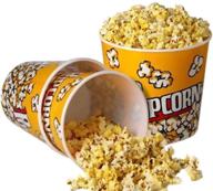 🍿 novelty place plastic popcorn containers: fun and functional movie night essentials! logo