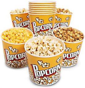 img 3 attached to 🍿 Novelty Place Plastic Popcorn Containers: Fun and Functional Movie Night Essentials!
