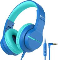 kids headphones with microphone for school logo