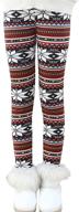 allesgut christmas leggings fleece 🎄 tights: cozy and fashionable girls' clothing logo