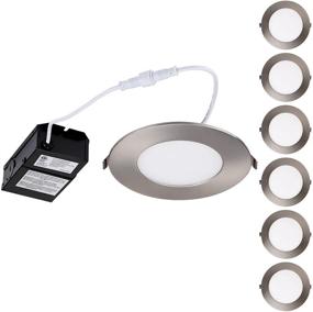 img 4 attached to TORCHSTAR Downlight Dimmable Ultra Thin Recessed 💡 Industrial Electrical: Efficient Lighting Component for Enhanced Ambiance