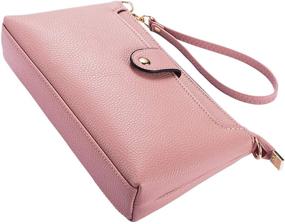 img 1 attached to Stylish Women's Small Crossbody 👜 Bags with Phone Holder & Outer Pocket