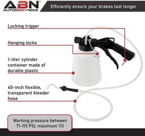 img 1 attached to ABN 1 Liter Brake Bleeding Kit - Efficient Vacuum Brake Bleeder Fluid Kit for One-Person Pump