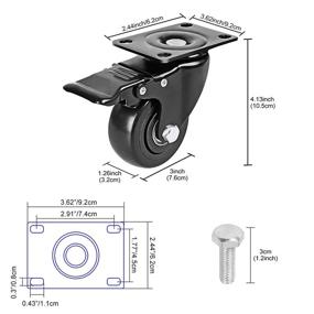 img 1 attached to 🔒 Enhancing Workbench Safety with Casters: Locking Protection Accessories