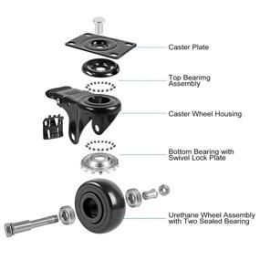 img 2 attached to 🔒 Enhancing Workbench Safety with Casters: Locking Protection Accessories