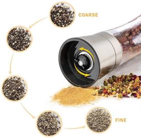 img 2 attached to Premium Stainless Steel Pepper Grinder Kitchen & Dining and Kitchen Utensils & Gadgets