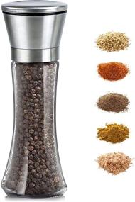 img 4 attached to Premium Stainless Steel Pepper Grinder Kitchen & Dining and Kitchen Utensils & Gadgets