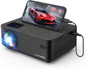 img 4 attached to 📽️ VILINICE 5000L WiFi Projector: Portable Bluetooth Movie & Wireless Mirroring, 1080P, 240" Supported. Perfect for Fire Stick, HDMI, VGA, USB, TV, Box, Laptop, DVD