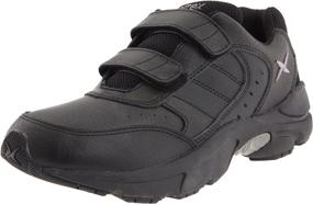 img 4 attached to Apex Double Hook Loop Walker Men's Shoes