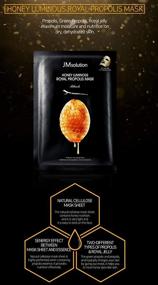 img 1 attached to 🍯 Honey Luminous Royal Propolis Mask - 10 Sheets, 30ml Each