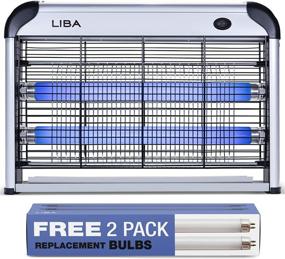 img 4 attached to LiBa Zapper Electric Indoor House Zapper with Powerful 2800V Grid and Two Extra Replacement Bulbs - Enhanced SEO