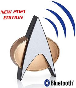 img 3 attached to 🖖 Звездный путь, Поколение следующее Bluetooth Бэдж Коммуникатор 2021 – Bluetooth Комбадж с эффектами звука "щебет", микрофоном и динамиком – Стар Трек меморабиллия, подарки, коллекционные предметы для СтарТрек