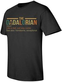 img 3 attached to Dadalorian Graphic T-Shirt for Men – Agaoece Father's Clothing in T-Shirts & Tanks