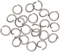 🔗 craftdady 8mm round stainless steel open jump rings – 1000pcs, 1mm thickness – ideal connector rings for jewelry making logo