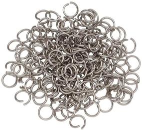 img 3 attached to 🔗 Craftdady 8mm Round Stainless Steel Open Jump Rings – 1000Pcs, 1mm Thickness – Ideal Connector Rings for Jewelry Making