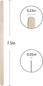 img 1 attached to 7 5Inch Drinking Stirrers Sticks Beverage