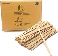 7 5inch drinking stirrers sticks beverage logo