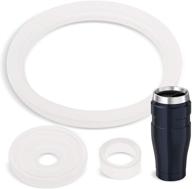 🌀 2 sets of thermos stainless king (tm) 16oz travel tumbler gaskets - bpa-/phthalate-/latex-free - 2 full replacements per kit logo