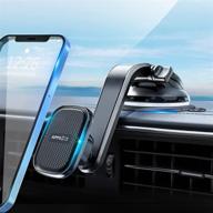 🧲 ultimate magnetic phone car mount: super strong 6x magnets, dashboard & windshield holder for iphone 13 12 pro max, samsung & more logo