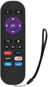 img 4 attached to 📱 Gvirtue Remote Replacement Control for Roku Box: Roku 1, Roku 2 (HD, XD, XS), Roku 3, Roku LT, HD, XD, XDS, Roku N1, Roku Express, Roku Express+