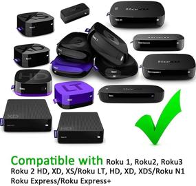 img 3 attached to 📱 Gvirtue Remote Replacement Control for Roku Box: Roku 1, Roku 2 (HD, XD, XS), Roku 3, Roku LT, HD, XD, XDS, Roku N1, Roku Express, Roku Express+