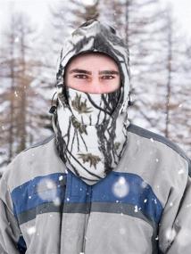 img 1 attached to 🧣 Stay Warm and Protected: 3 Pieces Camouflage Balaclava Hats for Outdoor Sports