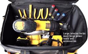 img 2 attached to 🔦 DEWALT DGL571 Lighted Roller Tool Bag: The Ultimate 18-inch Solution