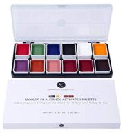 narrative cosmetics 12 color fx alcohol activated makeup palette: waterproof sfx makeup for pro makeup artists logo
