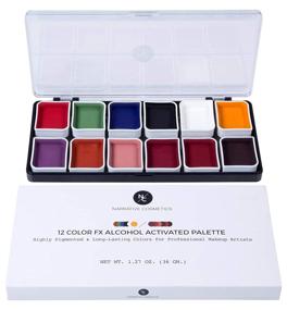 img 4 attached to Narrative Cosmetics 12 Color FX Alcohol Activated Makeup Palette: Waterproof SFX Makeup for Pro Makeup Artists