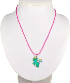 img 1 attached to 🦄 Enchanting Fun Jewels: Fairy Tale Cute Caticorn Necklace for Girls with Color Change and Mood Magic