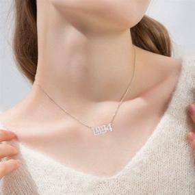 img 3 attached to 👭 Friendship Necklace Birthdate 1990-2009 Girls' Jewelry