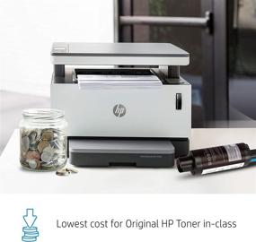 img 1 attached to 🖨️ HP Neverstop 1202w: All-in-One Cartridge-Free Mono Laser Printer with Wireless Connectivity - Includes 5,000 Pages of Toner (5HG92A)