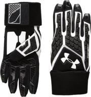 🏈 enhance performance with under armour boys' combat v football gloves logo