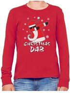 🎅 tstars dabbing christmas sweatshirt: trendy medium boys' clothing in fashion hoodies & sweatshirts logo