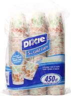 🌸 dixie cold cups 5oz дизайн с цветочным узором (450 штук) - включены вариации цветов и дизайна. логотип