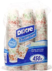 img 1 attached to 🌸 Dixie Cold Cups 5oz Дизайн с цветочным узором (450 штук) - Включены вариации цветов и дизайна.