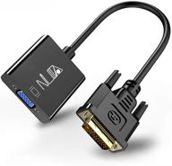 💻 dvi-d to vga adapter | 1080p active converter | male to female 24+1 adapter logo