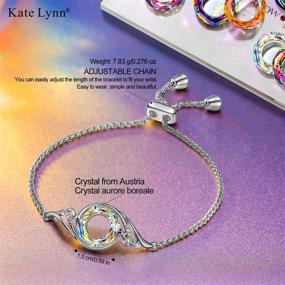 img 3 attached to 🔥 Kate Lynn Phoenix Nirvana Bracelet for Women - Adjustable Slider Bangle, Lucky Gift for Girlfriend, Wife, Mom, Grandmother, Friends - Jewelry with Gift Box