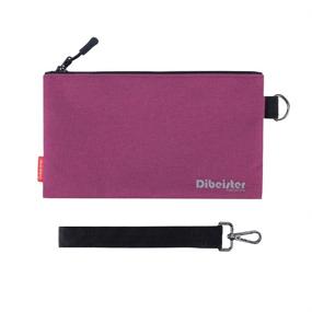 img 4 attached to 👜 Dibeister wristband bag with detachable feature for enhanced organization, suitable for pencil cases, compact tool kits, electronic accessories, pockets, everyday leisure, walking, and outdoor pursuits.