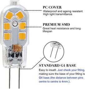 img 2 attached to 💡 SumVibe 10 пакетов замены галогенных ламп - повышенная эффективность, лампы нерегулируемые
