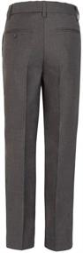 img 2 attached to 👖 RGM Dress Flat Front Skinny Slacks - Boys' Clothing and Pants