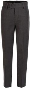 img 4 attached to 👖 RGM Dress Flat Front Skinny Slacks - Boys' Clothing and Pants