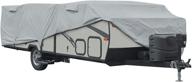 🏕️ classic accessories overdrive permapro folding camping trailer cover, fits 14-16ft long trailers logo