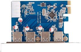 img 1 attached to 🔌 Enhance Your Connectivity with the VisionTek 4 Port USB 3.0 PCIe Internal Card - 900544