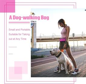 img 1 attached to 🐶 Netaavn Lightweight Dog Treat Bag - Adjustable Fanny Pack for Training, Running, Walking, Jogging, Hiking - Pet Treat Waist Belt with Reflective Design