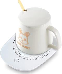 img 4 attached to ☕ Wemordu Smart Coffee Mug Warmer: Auto Shut Off, Electric Beverage Warmer for Desk - Keep Your Drinks Warm All Day!