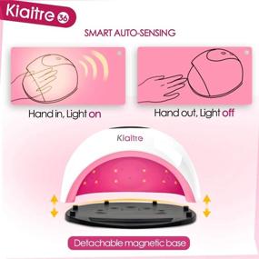 img 2 attached to 💅 Kiaitre Dual-Light Source UV LED Nail Lamp with 4 Timers and Memorial Function, Auto-Sensing Nail Dryer Curing Lamp for Manicure, Pedicure, and Nail Art