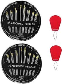 img 4 attached to 🪡 Assorted Threaders Sewing Needles - Premium Quality 60 Count