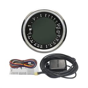 img 2 attached to 🌐 ELING 12V 85mm Multi-Functional GPS Speedometer Tachometer Hour Water Temp Fuel Level Oil Pressure Voltmeter with Backlight